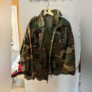 Vintage Camo Army Jacket